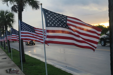 american flags