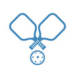Pickleball sport symbol