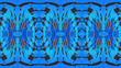 Textured African fabric, blue and black pattern