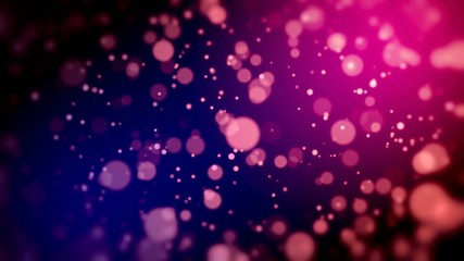 Wall Mural - Pink Bokeh Animation Background particles