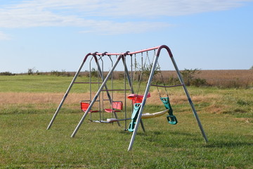 Wall Mural - Swing Set