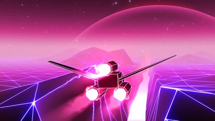 Wall Mural - VJ 80's Spacecraft