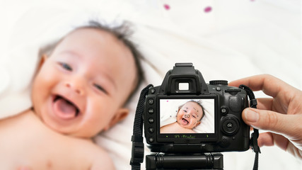 baby photography with dslr camera