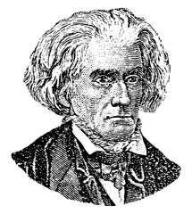 John Caldwell Calhoun, vintage illustration