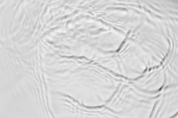 Poster - Water waves on the pool. Abstract background. Black and white concept.