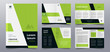 green business brochure pages template