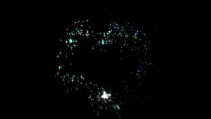 Wall Mural - magic wisp heart overlay particle loopable motion graphics for logo animation background new quality colorful cool nice beautiful 4k stock video footage