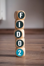 Tower Made Of Cubes And Dice With Fido2 Standard - Fast IDentity Online