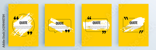 Fotomural Quote frames blank templates set