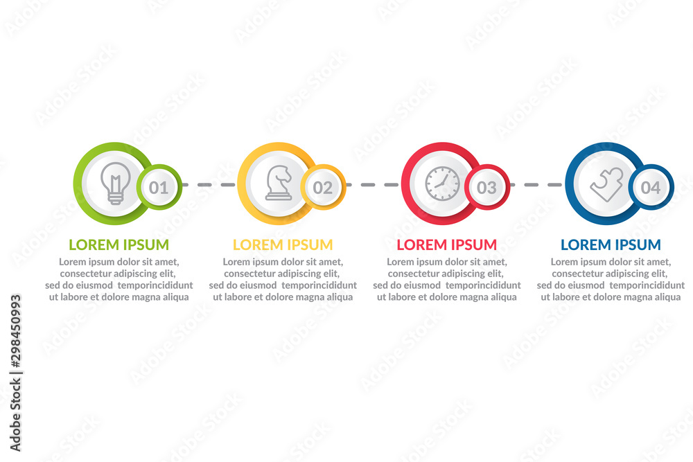 step infographic or process infographic design . business infographic ...