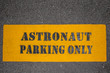 Designated parking spot for Astronauts at Cape Canaveral, Florida