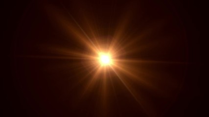 stock video snowfalling, beautiful gold floating dust particles with flare on black background