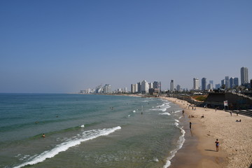 city view by the sea