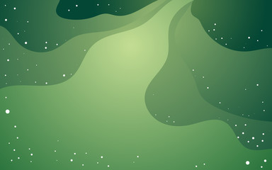 Wall Mural - vector space background with copy space. cute flat style template with stars in outer space.