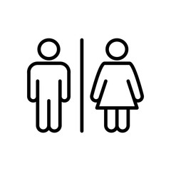 Sticker - Toilet signage icon