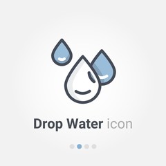 Wall Mural - clean Water vector icon