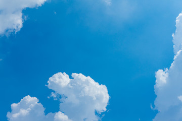 blue sky with white clouds