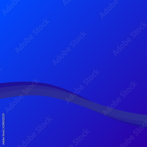 Abstract blue background or pattern with smooth lines. vector design