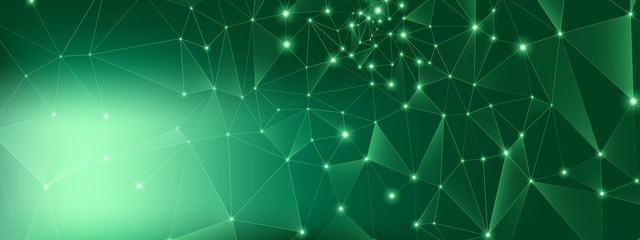 Wall Mural - technology design. big data analysis. green