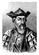 Vasco da Gama, vintage illustration