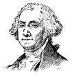 George Washington, vintage illustration