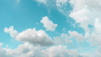 Aufkleber - Sky and clouds on background