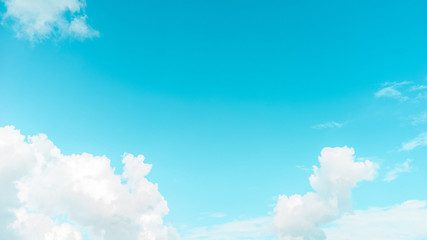 Aufkleber - Sky and clouds on background