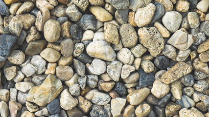 Poster - top view stone on background