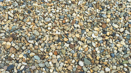 Poster - top view stone on background
