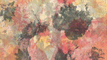 Abstract Vector Background. Grunge Halftone Textures. Vector Illustration.