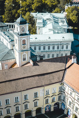 Wall Mural - Panoramic view of Vilnius University and Presidential Palace in Vilnius