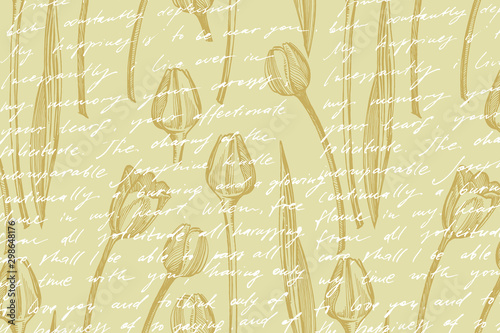 Collection of hand drawn flowers and plants. Botany. Set. Vintage flowers. Bl...