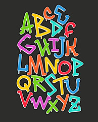 Poster - Urban graffiti symbols vector clipart