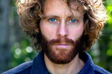 Man With Beard And Blue Eyes