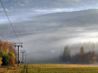 Wall Mural - Autumn morning