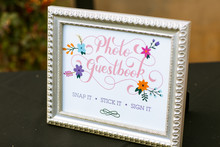 Sign For Photo Guestbook At Wedding