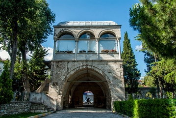 Wall Mural - Istanbul, Turkey, 6 July 2016: Hekimoglu Ali Pasha Mosque Library 1735, Cerrhapasa, district of Fatih.