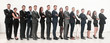 © ASDF - large business team standing arms crossed in front