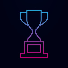Poster - Award nolan icon. Simple thin line, outline vector of web, mix icons for ui and ux, website or mobile application