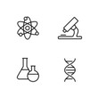 © Marina - science line icon laborotory