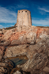 Wall Mural - The wonderful beach of Torre di Bari in Ogliastra, Sardinia