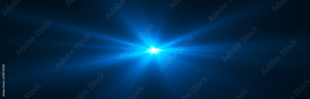 Glowing light effect. Starburst. Beautiful abstract rays background. - obrazy, fototapety, plakaty 