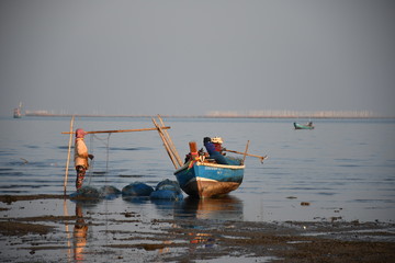 Wall Mural - boat on the beach