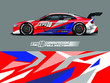 © zoulgraphic - Car wrap decal designs. Abstract racing and sport background for racing livery or daily use car vinyl sticker. Vector eps 10.