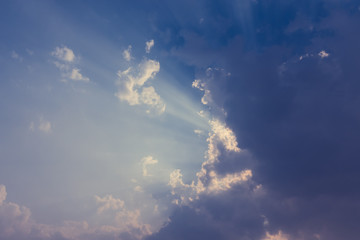 White Cloud abstract at sunlight background