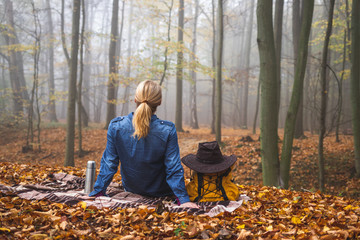 Wall Mural - relax in forest