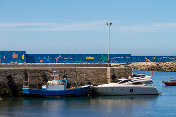 Canvas Print - A Guarda, Borgo marittimo di pescatori in Galizia, Spagna