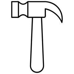 Hammer Hardware Hand man Tool Multipurpose vector Icon design