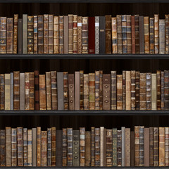 01 of 30 Black wood bookshelf. Old books seamless texture (vertically and horizontally). Tiled Bookshelf Background. Also tiled with other textures from same set in my gallery. Pack2. 