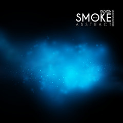 Canvas Print - Fog, mist and smoke steam clouds. Transparent effect. Depth design.
